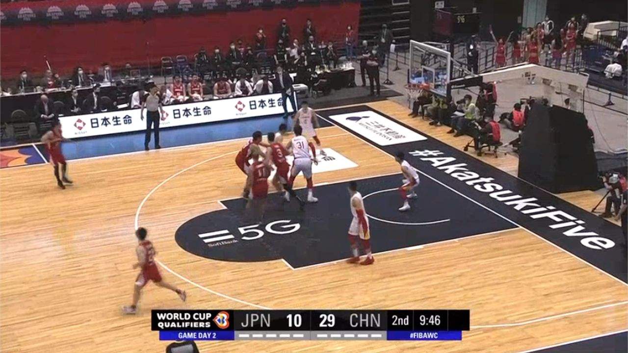 中国男篮vs日本男篮 中国男篮vs日本男篮第二场