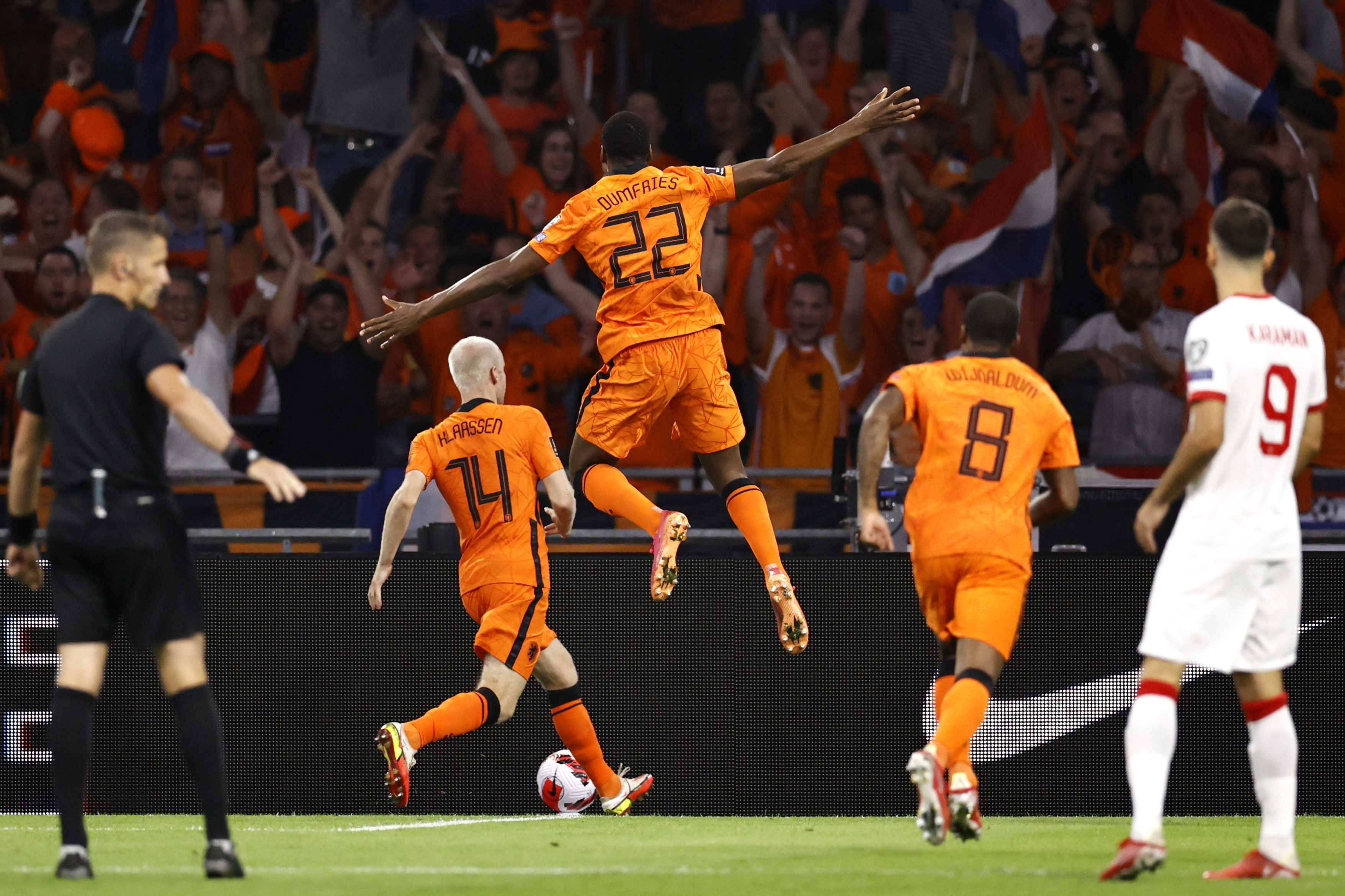 荷兰vs土耳其 荷兰vs土耳其历史战绩